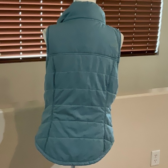 Blue Puffer Vest with Neon Accents - Picture 4 of 7